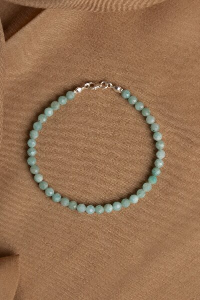 OSMANLI DEĞERLİ TAŞ Sertifikalı Amazonit Doğal Taş Bileklik – Dinginlik ve İç Huzur Taşı