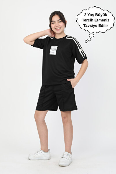 ASYAKİDS CLUB Κοριτσίστικο καλοκαιρινό αθλητικό μπλουζάκι Capri Σετ