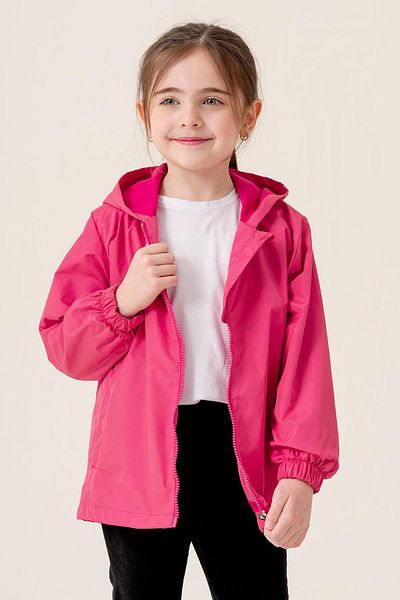 ASYAKİDS CLUB Girl's Hooded Pocket Lined Seasonal Raincoat