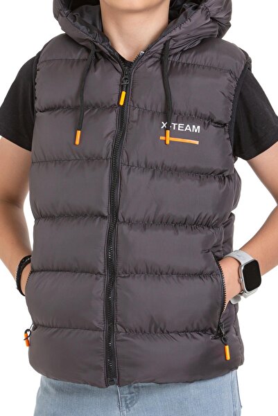 ASYAKİDS CLUB Φουσκωτό γιλέκο με κουκούλα