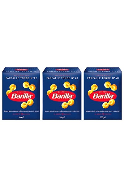 Barilla BARİLLA FARFALE TONDE/FİYONK 3X500 GRAM
