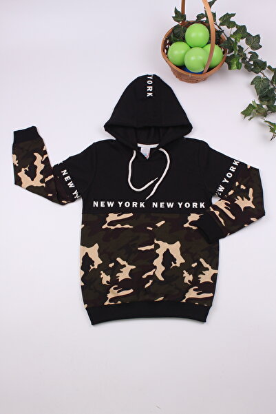 Genel Markalar Fermuarlı Kapşonlu Okul Eşofman Üstü