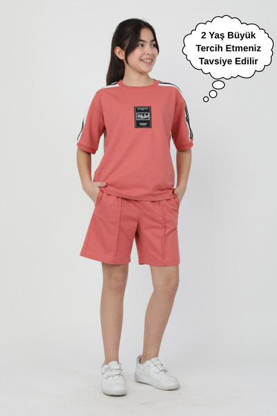 ASYAKİDS CLUB Κοριτσίστικο καλοκαιρινό αθλητικό μπλουζάκι Capri Σετ