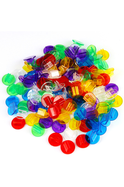 Choice 50 قطعة من حاملات البطاقات ومشابك ربط البطاقات وحاملات البطاقات الشفاف...