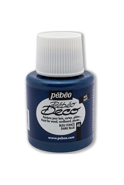 Pebeo Deco Mat 110 Ml Şişe 3'lü Blue Fonce