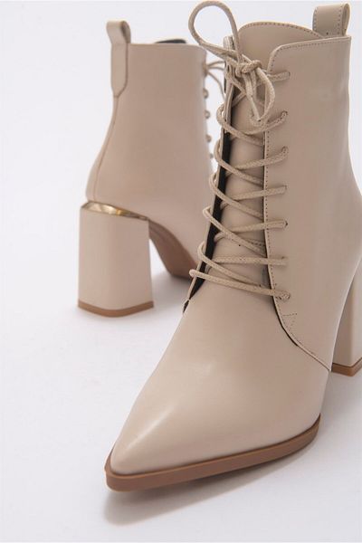 Niloshka Γυναικείο μποτάκι Silvana Beige