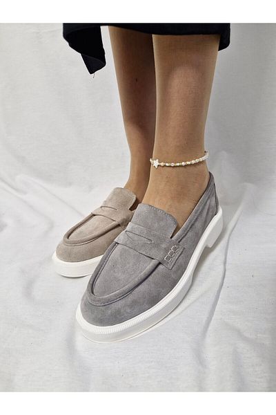 aayak&kabımofficial Genuine Leather Stylish and Comfortable Women's Loafer Shoes Comfortable and Elegant Choice for Daily Wear