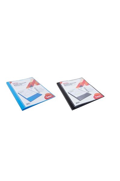 Noki A4 NOKI PRESENTATION FILE - 30 Pockets, Blue-Black