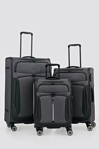 VERAGE GM23067W Kumaş 3 lü Valiz Seti
