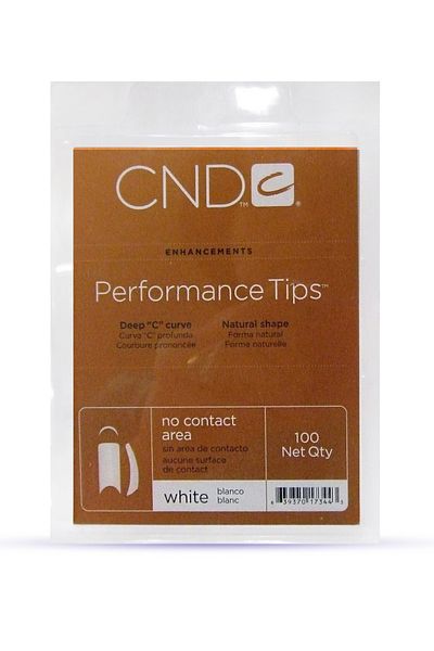 CND Performance Tips White, 100 Ct