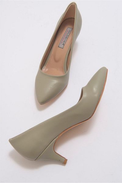 Niloshka Stiletto pentru damă Petra verde măsline