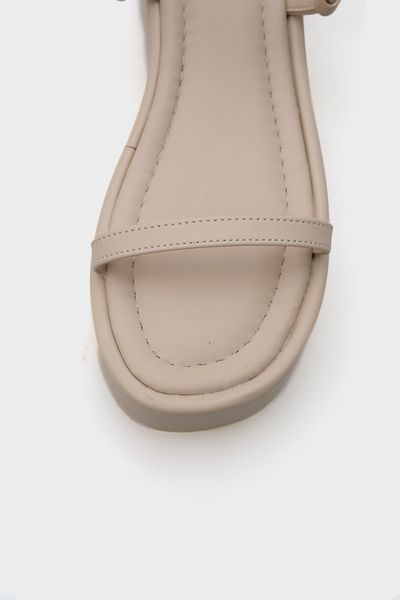 Capone Outfitters Tenké dámské sandály na klínovém podpatku s dvojitým páskem