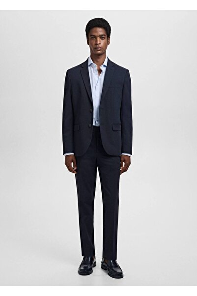 MANGO Man Slim fit ince çizgili gömlek