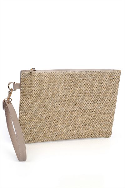 Capone Outfitters Γυναικεία τσάντα Clutch Paris Straw