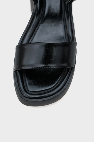 Capone Outfitters Sandale confortabile pentru femei Eddie cu toc cu pană și cu o singură curea