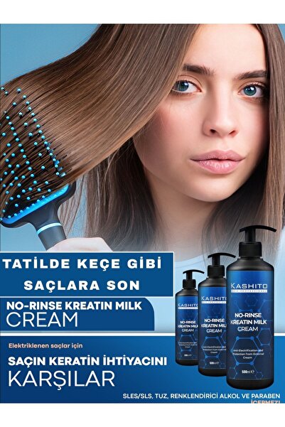 KASHİTO Keratin Sütü Durulanmayan No-rınse Keratin Milk Krem 500ml