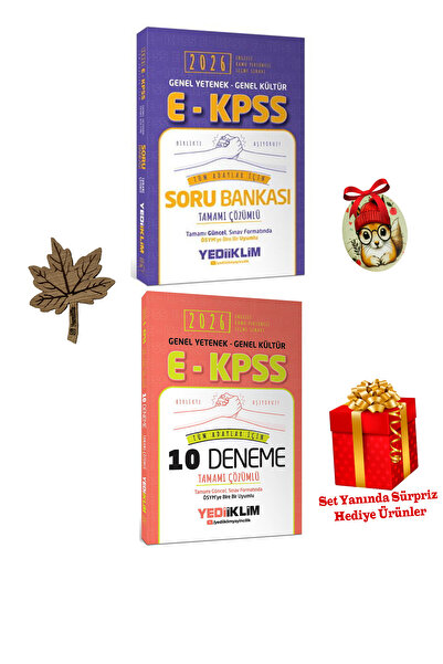 PeraMila Yediiklim E-kpss 2025 Tüm Dersler Soru Bankası Ve Deneme Seti (HEDİY...