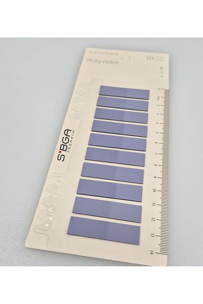 sibga tasarım Purple Transparent Postit - Bookmark, Bookmark Sticker Note Paper 0201