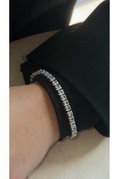 Atelier Duygu 4MM | Princess Cut Su Yolu Bileklik