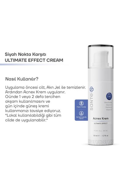 SantePlus Anti-Blackhead and Sebum Balancing Vitamin Acnex Cream 50 ml
