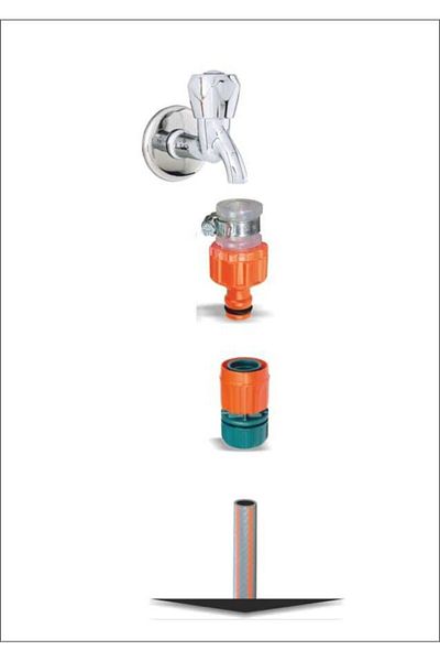 Sayım Automatic Clamped WC Faucet Connection + Automatic Connection