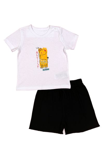 Melekpare 2-Piece Summer T-Shirt and Shorts Set for Boys and Girls - 100% Cotton