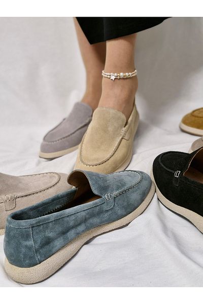 aayak&kabımofficial Genuine Leather Women's Suede Shoes |   Elegant Design That Combines Elegance and Comfort