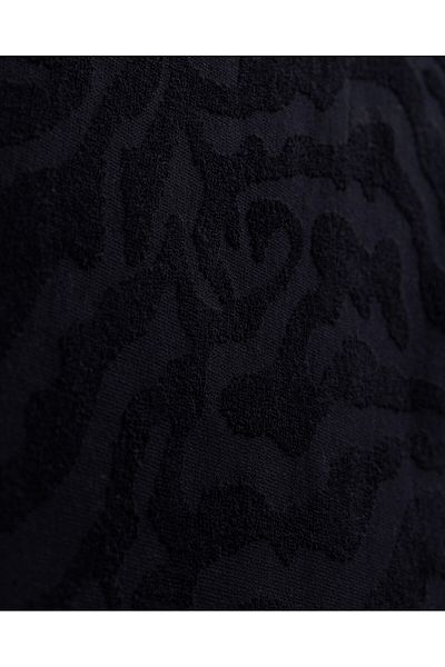 Madame Coco Saber Strandtuch, 100 % Baumwolle, Schwarz, 70 x 150 cm