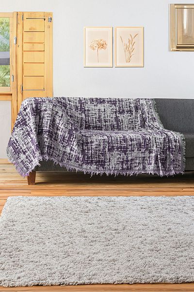 Rell Home Husă de scaun anti-alunecare de lux 100% bumbac - șal pentru scaun, husă multifuncțională