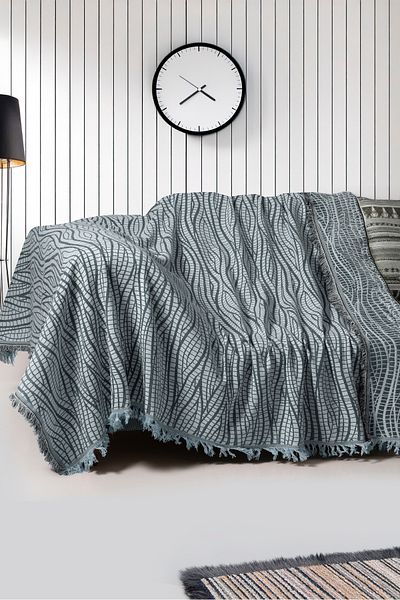 Rell Home Комплект плетен калъф за диван 170x220 см - двоен