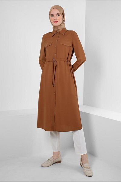 Alvina TUNIC WITH BUTTON WITH STRAPPED CUFFS 43831