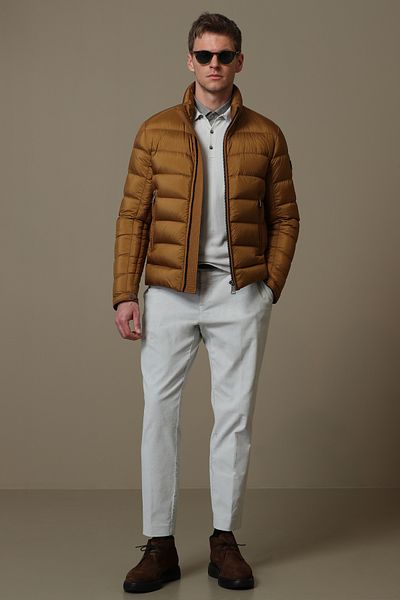 Lufian Clow Goose Down Ανδρικό παλτό Camel Down