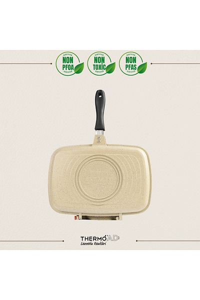 ThermoAD |   Fish Pan |   Sky Cast Series |   Detachable 2 Pieces |   36cm |   Mink