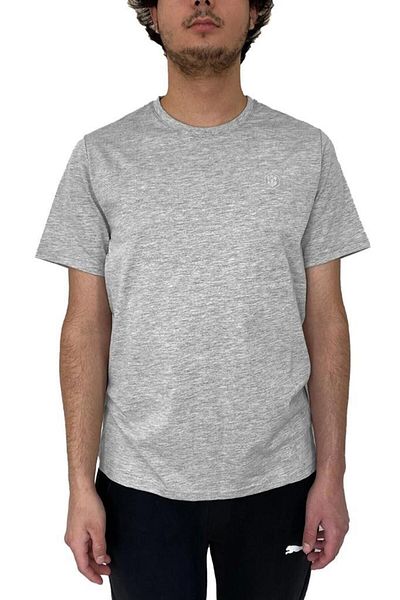lumberjack 4m Ct-102 Ανδρικό κοντομάνικο γκρι βασικό μπλουζάκι 101497370