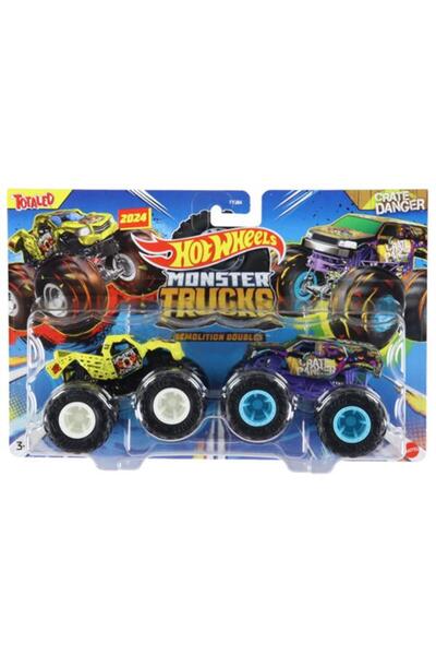 HOT WHEELS شاحنات مونستر 2024 توتالد وكرات دانجر Hwn57