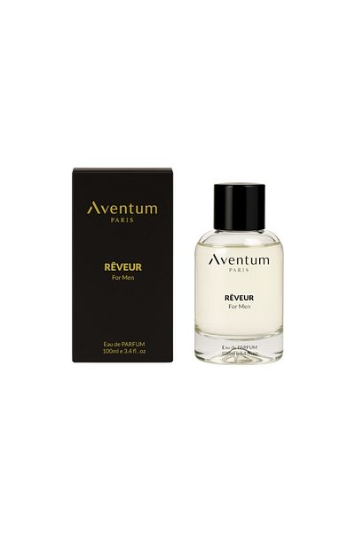 Aventum Paris , Apa de Parfum, Rêveur, Bărbați, 100ml | Fructat-Lemnos | Lamaie, ananas, mesteacan