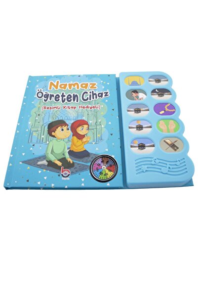 BAYSEM Pusulalı Kıbleyi Gösteren Sesli Namaz Öğreten Cihaz Resimli Kitap Seti...