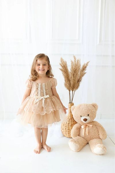 aysskids Φόρεμα για κορίτσι Magnolia Ειδική Ημέρα Γάμου Γενέθλια