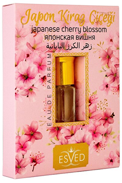 ESVED Japon Kiraz Çiçeği Kokusu Parfüm Esansı Alkolsüz Esans 3Ml.