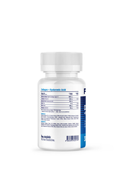 FLAVA Collagen + Hyaluronic Acid - 30 Tablets