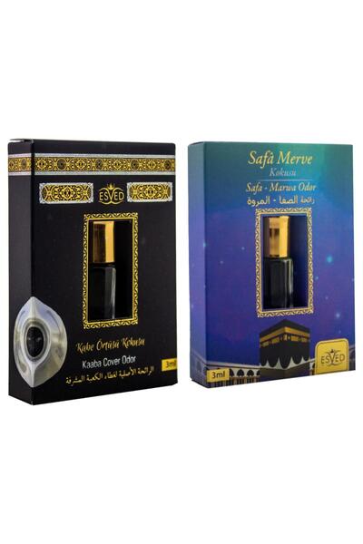 ESVED Kabe Örtüsü Kokusu Ve Safa Merve Kokusu Alkolsüz Esans 3Ml