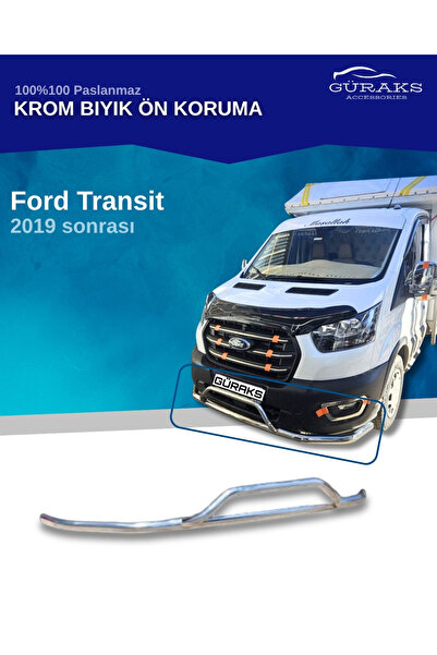 GÜRAKS TRANSİT 2019 SONRASI KROM ÇİFTLİ BIYIK ÖN KORUMA