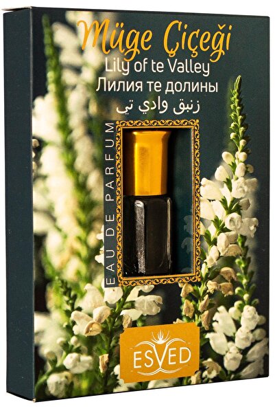 ESVED Müge Çiçeği Kokusu Parfüm Esansı Alkolsüz Esans 3Ml.