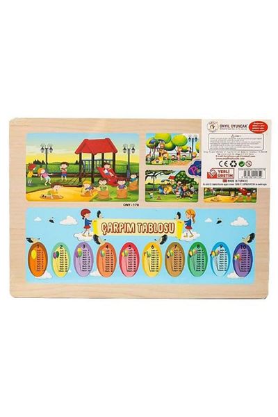 Play Wood Playwood Wooden Educational Puzzle Playground Ony176