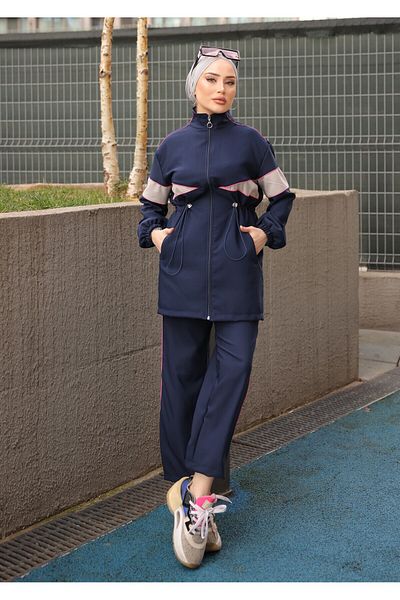 Ryzi Moda Γυναικεία αθλητική φόρμα με φερμουάρ - Σετ δύο