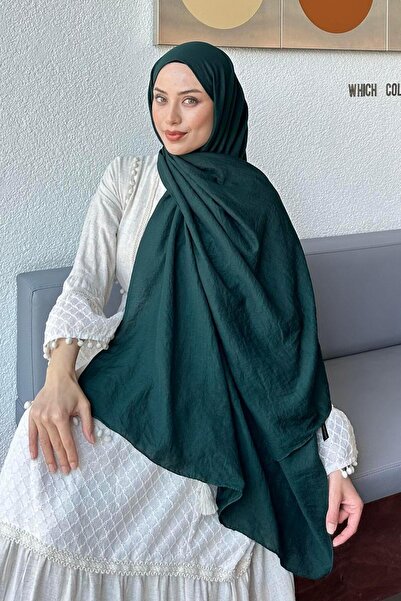 lamelif Comfort Cotton Shawl Emerald Green