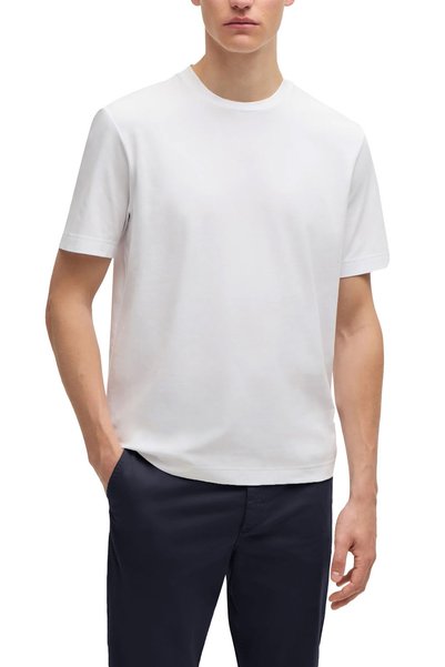 Tarrzzcom Regular Fit Unisex Basic Unprinted T-Shirt Short Sleeve Crew Neck 100% Cotton White Basic T-Shirt