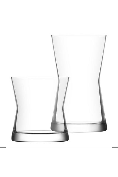 LAV Deep Soft Drink Set 12-Piece Glass Set