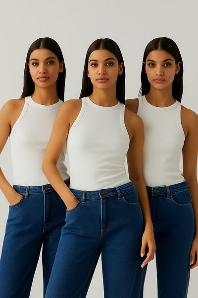 The Champ Clothing 3-Piece Halter Neck Tank Set