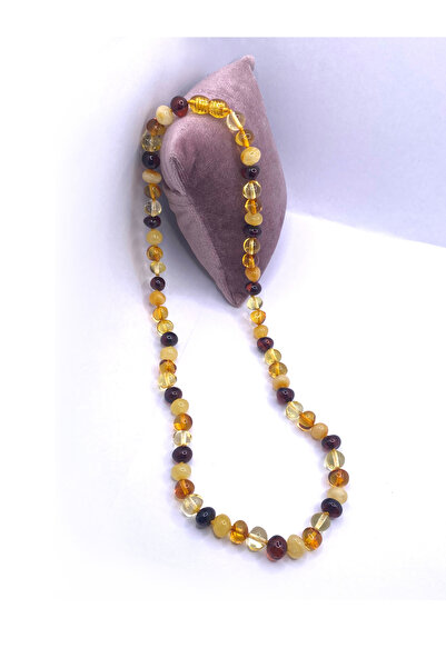 OSMANLI DEĞERLİ TAŞ Sertifikalı Kehribar %100 Orijinal Doğal Taş Kolye Model 6